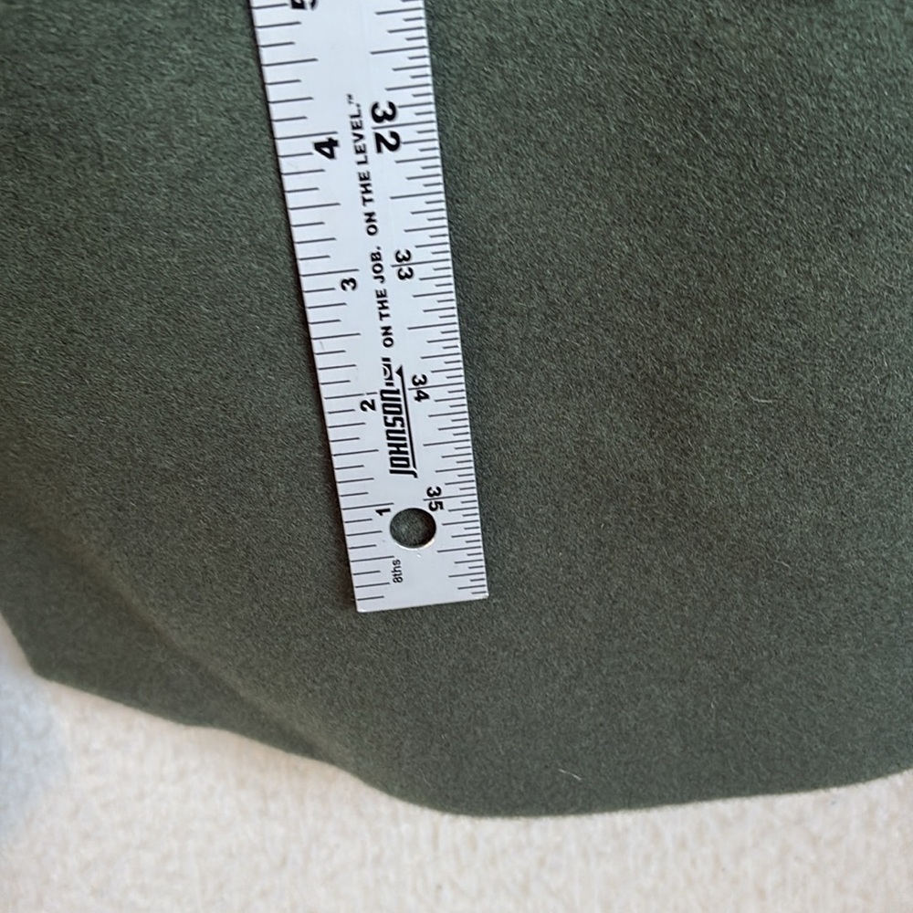 Elegant Green Pea Coat - Picture 3 of 8